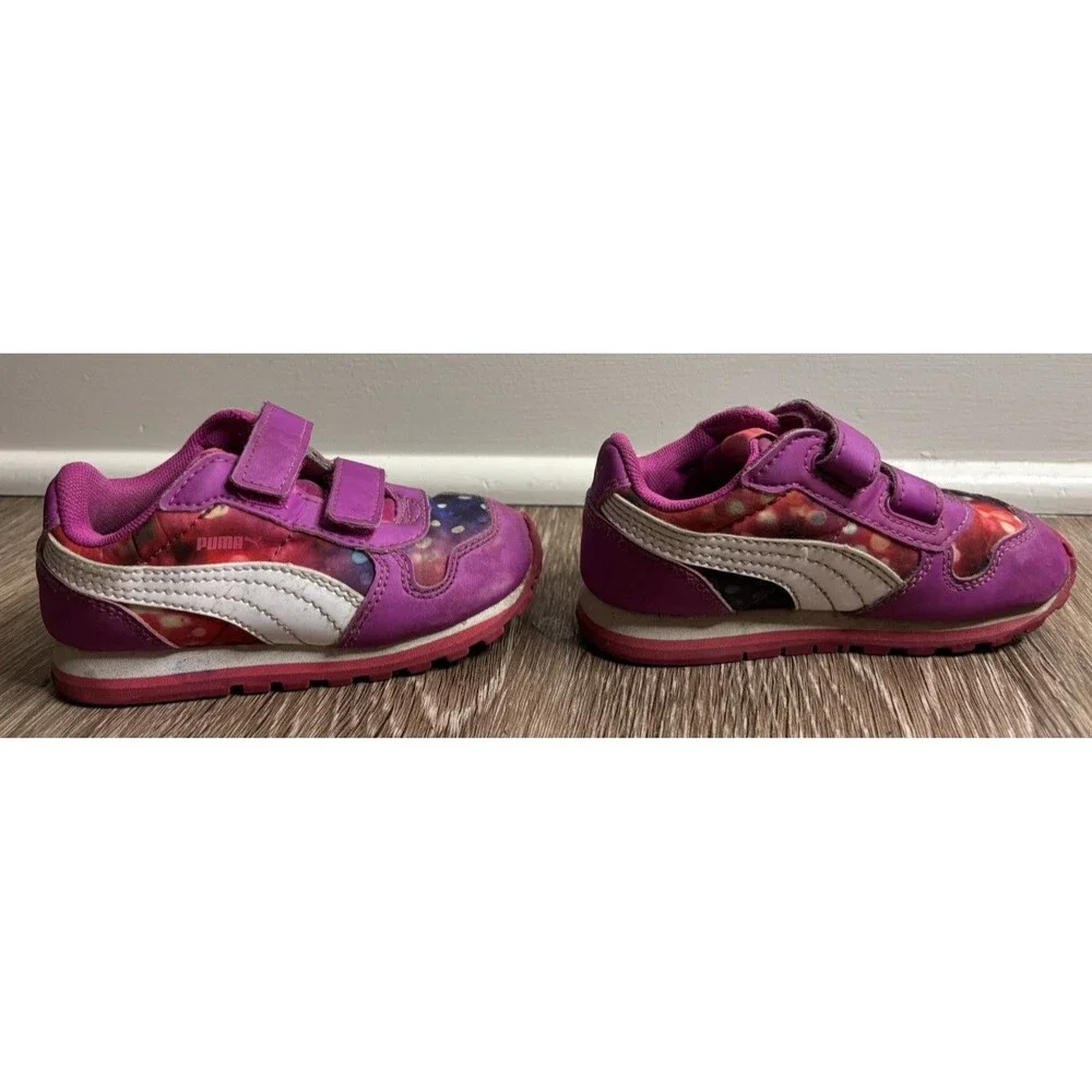 Pink Puma ST Runner NL Lights Soft Foam Toddler Girls Sneaker Shoes size 7C